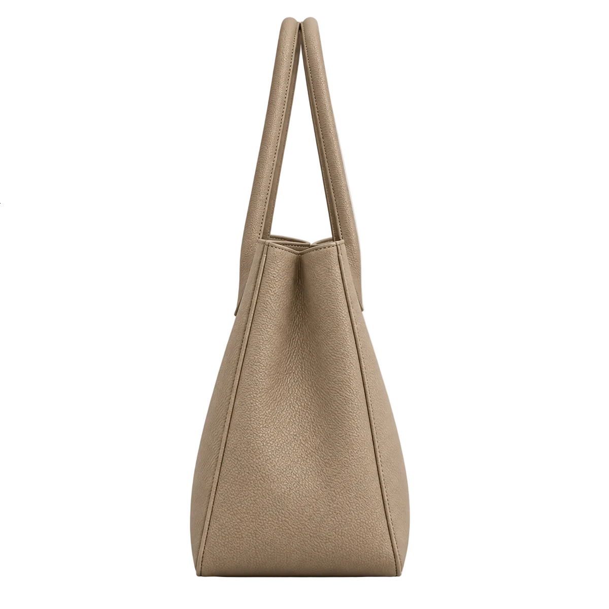 BagRadiance Sandstone Soft Faux Leather Tote Handbag